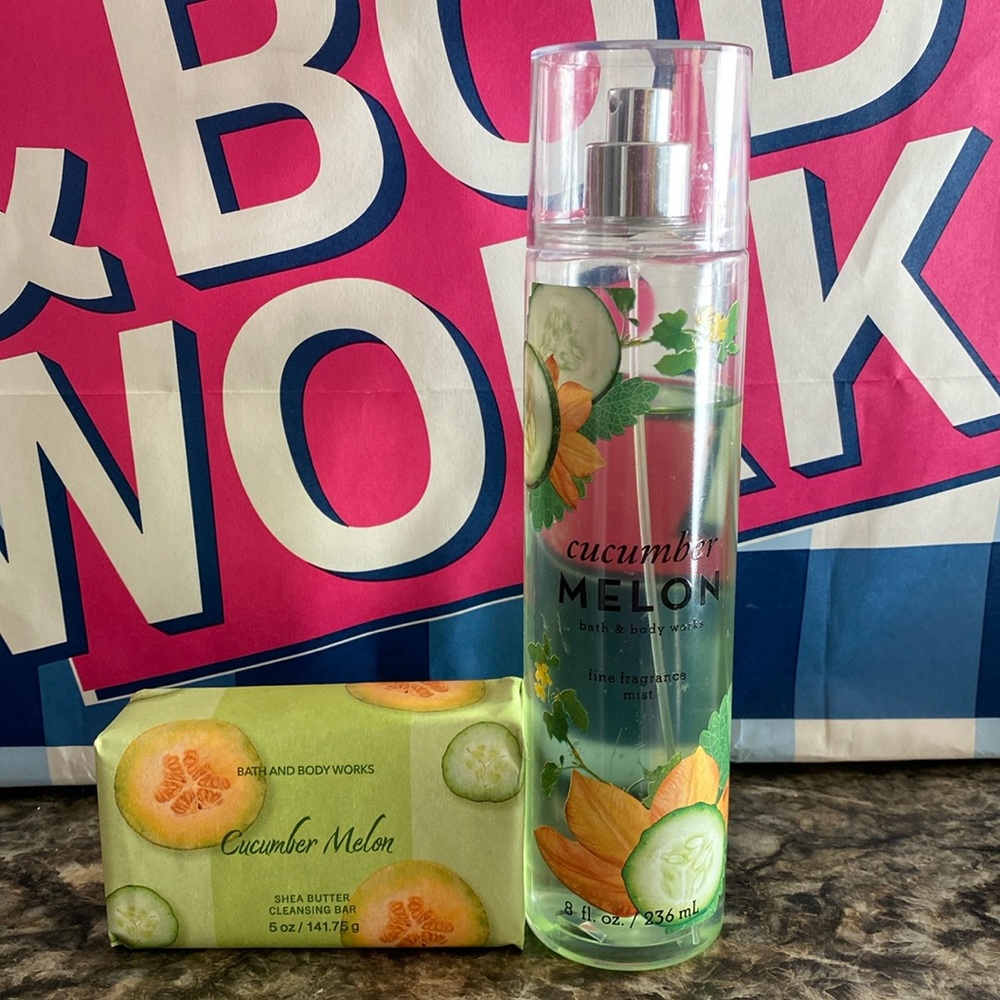 Bath & Body Works Cucumber melon set